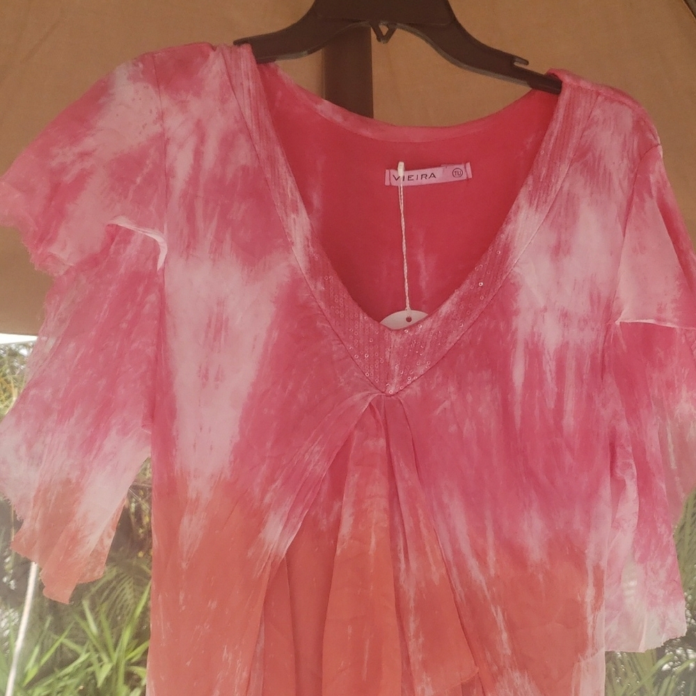 NWT Silk Dress (L) - Picture 3 of 10